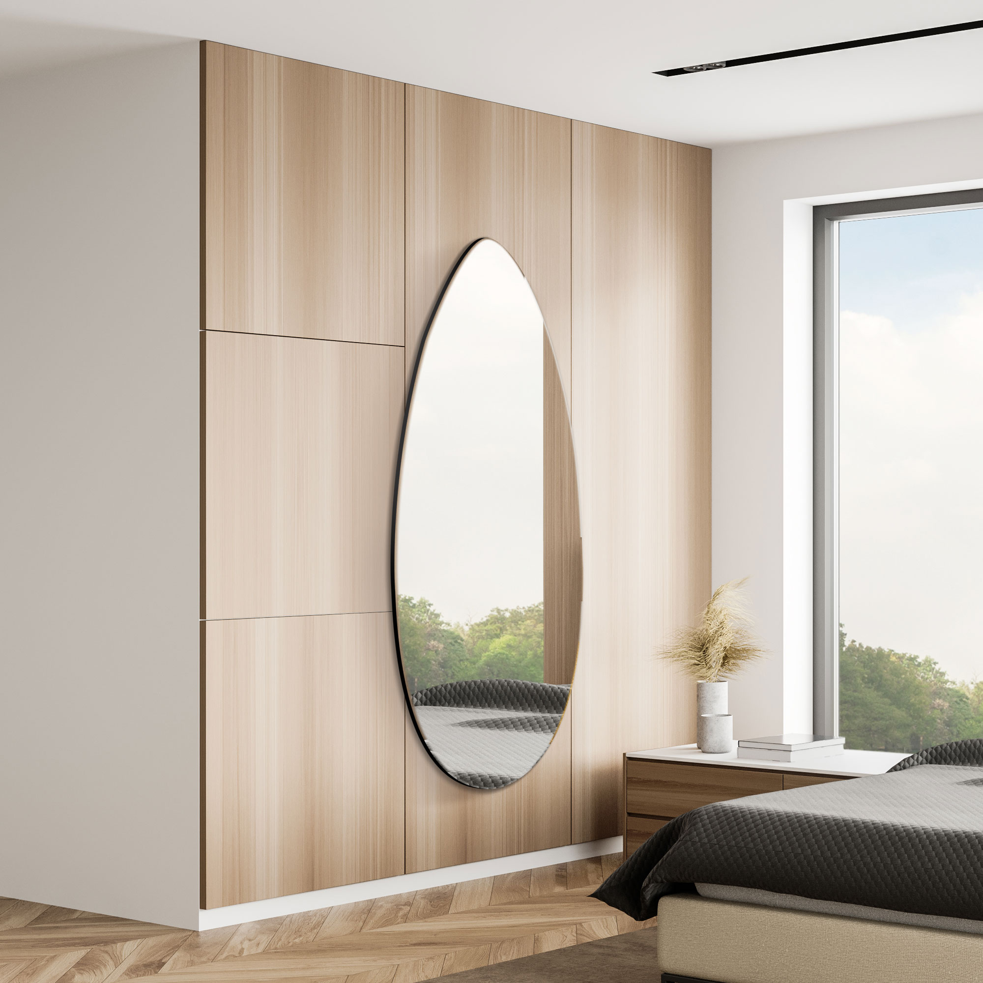Teardrop Mirrors