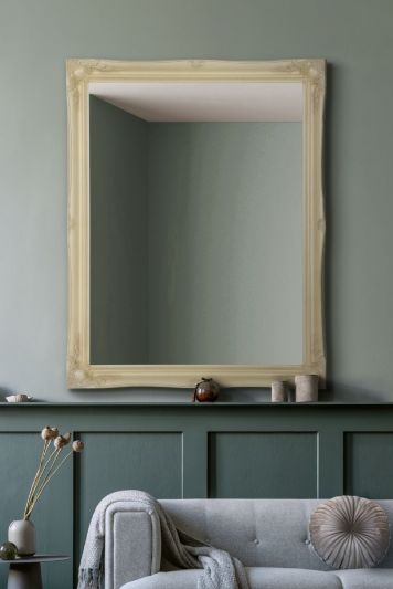 Hamilton Cream Shabby Chic Design Wall Mirror 117 x 91 CM