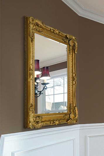 Carved Louis Gold Wall Mirror 117.5 x 87 CM