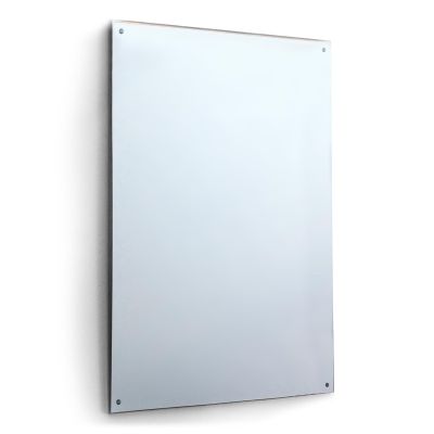 Circuitt 4mm Sheet Mirror Glass 4 holes Safety Backed 91 x 152CM 5ft x 3ft