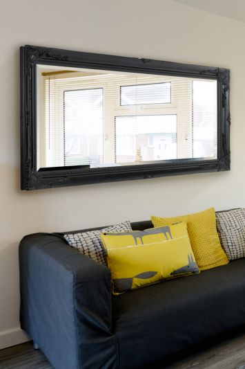 Buxton Black Full Length Mirror 170 x 79 CM
