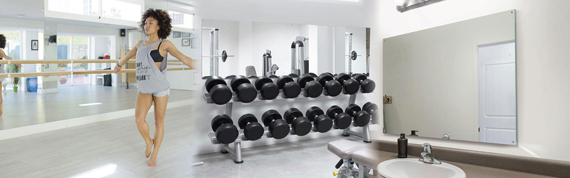Pilates and Yogo Studio Mirrors